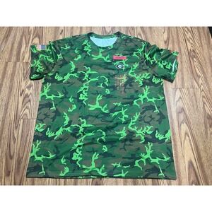 #J179 Nike UGA Dawgs Georgia Bulldogs Football Dri-fit Shirt Mens XXL USA Camo